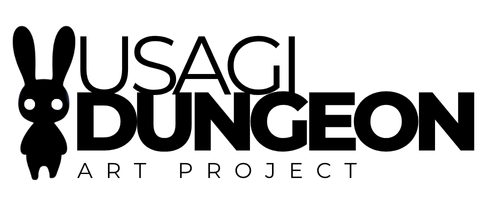 USAGI DUNGEONロゴ 横Ver